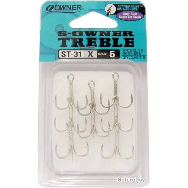 Hame�on Triple St31 Medium Nickel� Cutting Point 4