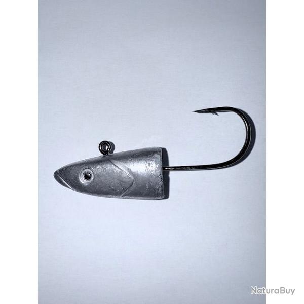 T�te Plomb�e Kerhy shad 85GR, Gris