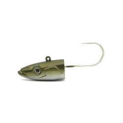 T&ecirc;te Plomb&eacute;e Crazy Sand Eel Extra Deep 55GR, Khaki