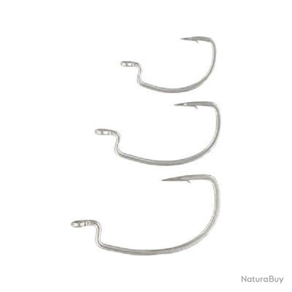 Hame�on Simple Sandy Andy Weedless Jig Wide Gap Hook 2-16GR, Silver