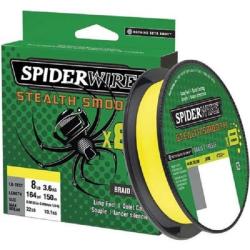 Tresse Stealth Smooth 150m Jaune 19MM 150M 18.0KG, Jaune