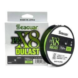 Tresse Dulast Pex8 Flash Green 150m 150M - PE 1.0 &Oslash; 0.165MM 9KG100