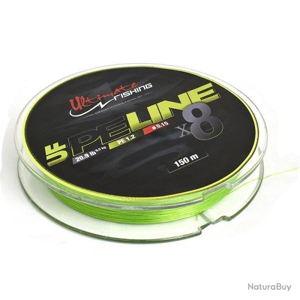 Uf Pe Line X8 150 Chartreuse 1.5 (24.2 LB)