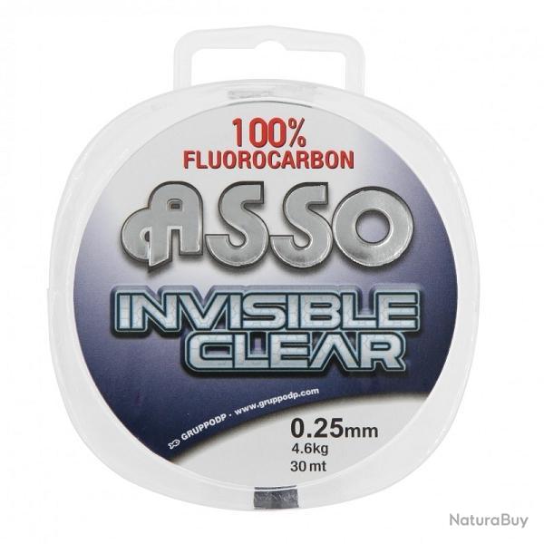 Fluorocarbone Invisible Clear 30m 30M 30/100 6KG
