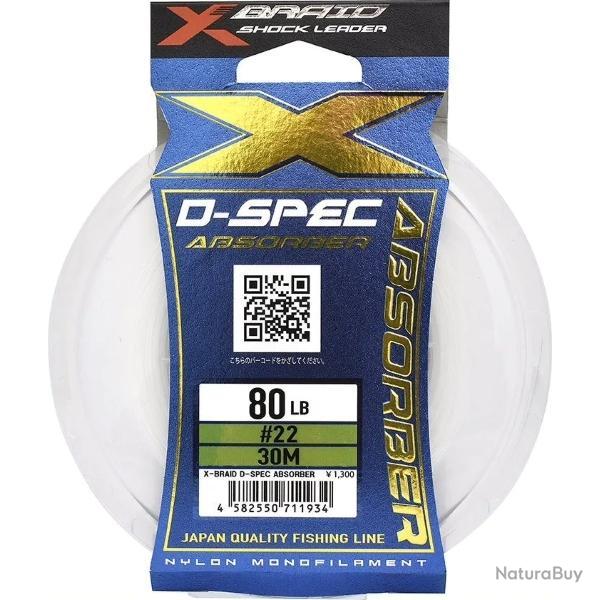 X Braid X027 D-spec Absorber 30m 30M 28 100LB