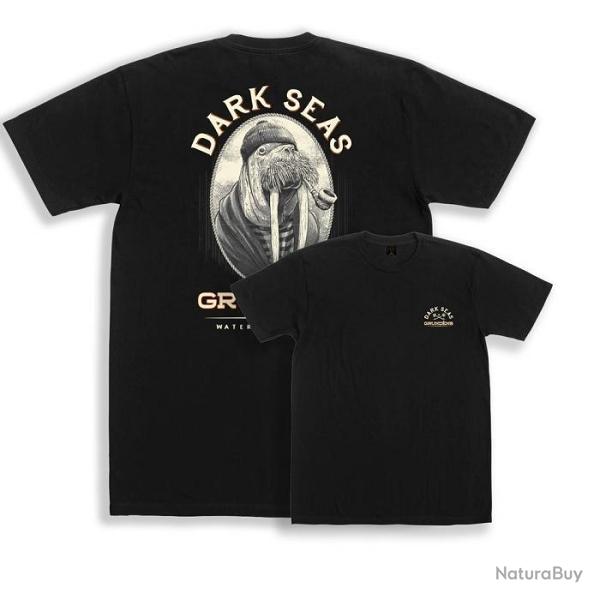 Tee-Shirt Dark Seas X Grundens M, Black
