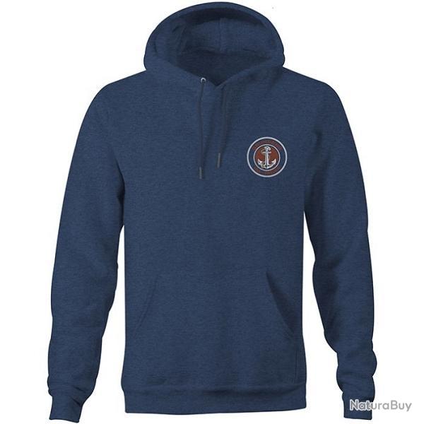 Sweat Displacement Hoodie S, Navy