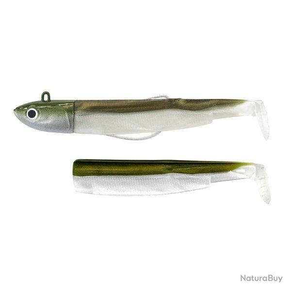 Leurre souple Black minnow combo 105 Deep 10.5CM-26GR, Khaki