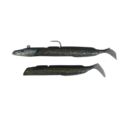 Leurre souple Sandy Andy Jig 13cm 13CM-22GR, Jelly Blue Lagoon