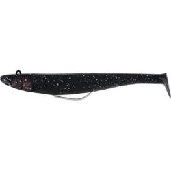 Leurre souple Magic Minnow Weedless Jig 28g 12.5CM-28GR, Black Silhouette