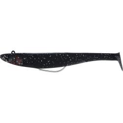 Leurre souple Magic Minnow Weedless Jig 18g 10.5CM-18GR, Black Silhouette