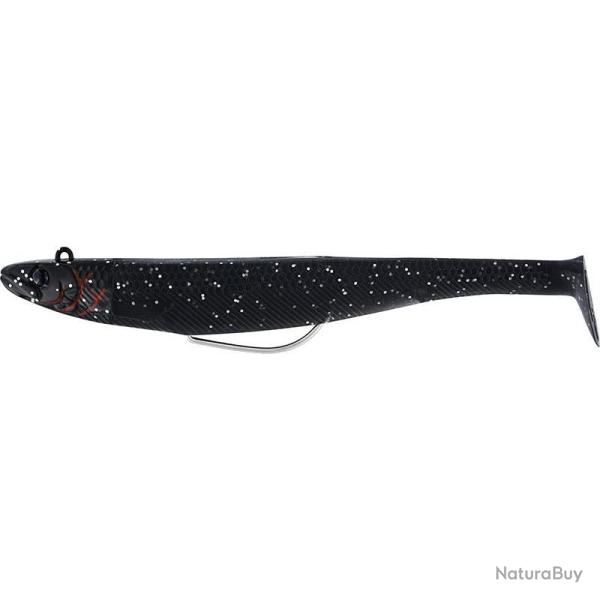 Leurre souple Magic Minnow Weedless Jig 18g 10.5CM-18GR, Black Silhouette