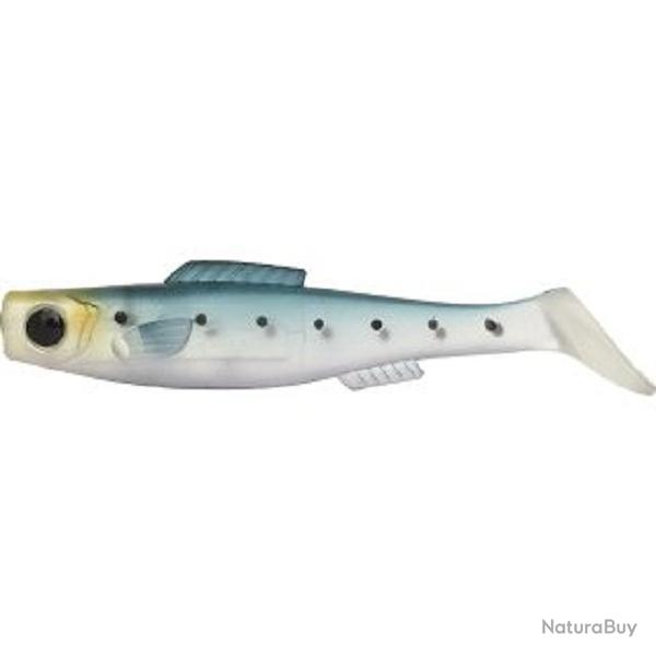 Leurre souple Minwaow 4' Round Jighead 14gr 4"-14 GR 3/0, Ghost Iwashi