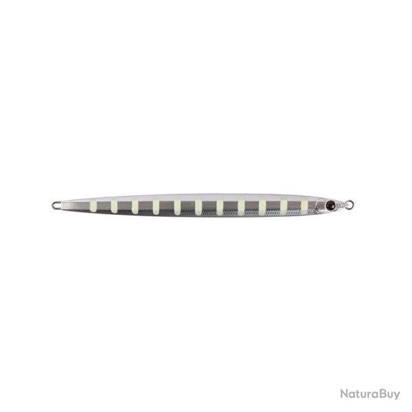 Leurre Mezashi Slim Jig 60g 60G, 004 Shirasu Glow
