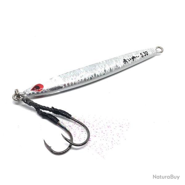 Leurre Aiya Tana Jig Slender 40g 10CM-40GR, 01 Neon Silver