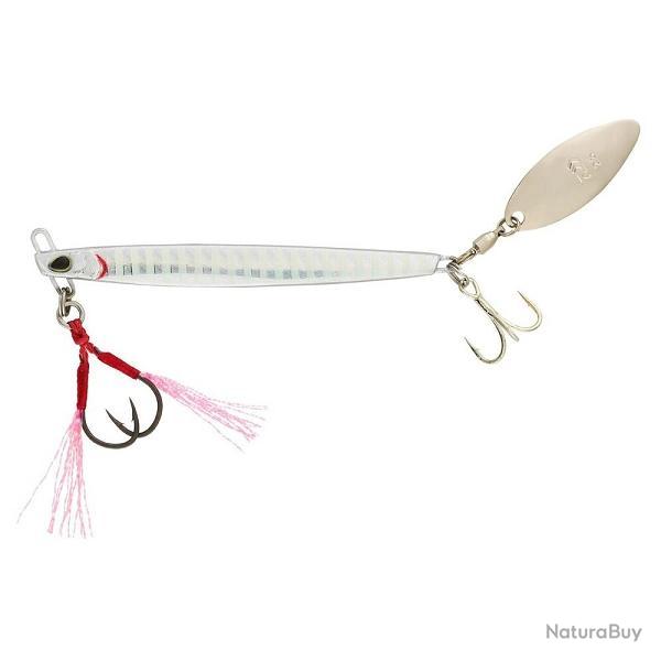 Leurre Samurai Spin Jig 30g 8.5CM-30GR, Zebra Glow