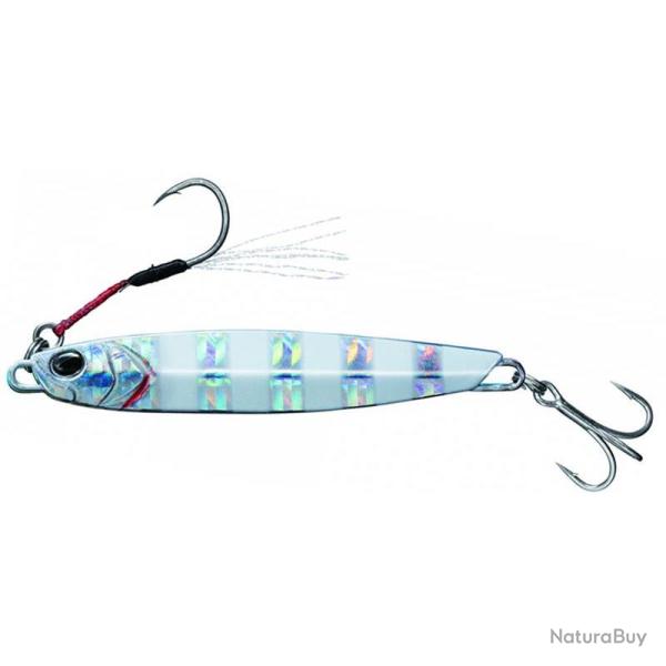 Leurre Samurai Jig R 30g 8.3CM-30GR, Zebra Glow