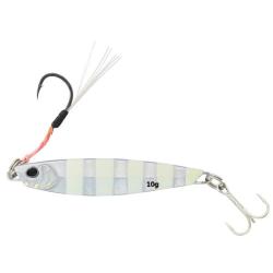 Leurre Samurai Jig 10g 5.41CM-10GR, Zebra Glow