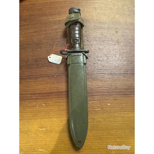 ba�onnette italienne m4 poign�e marron cannelure