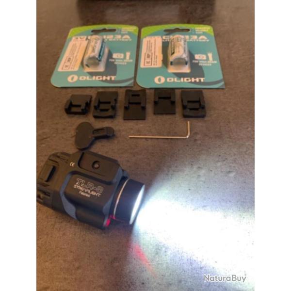 lampe tactique laser rouge / stomboscop