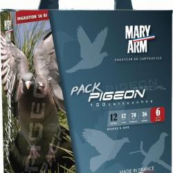 Cartouches MARY ARM PACK PIGEON 36 - Cal 12/70 36GR N&deg;6 X100