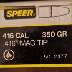 50 Ogives calibre 416 Speed 350 grains