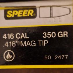76 Ogives calibre 416 Speed 350 grains