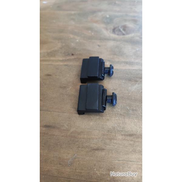 Adaptateur de Rail Picatinny QD Weaver 20mm � 11mm