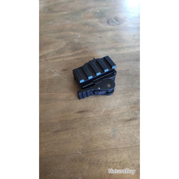 Rail �l�vateur tactique QD � profil bas, 20mm, 3 fentes, 5 fentes, Rail Picatinny, adaptateur de mon