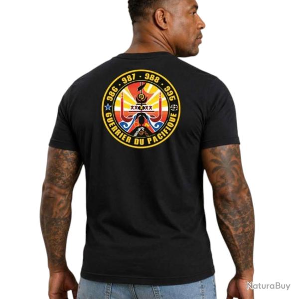T-shirt Guerrier du Pacifique noir XXXL/128