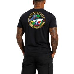 T-shirt requin noir Ultramarins - Combattant des mers M/96
