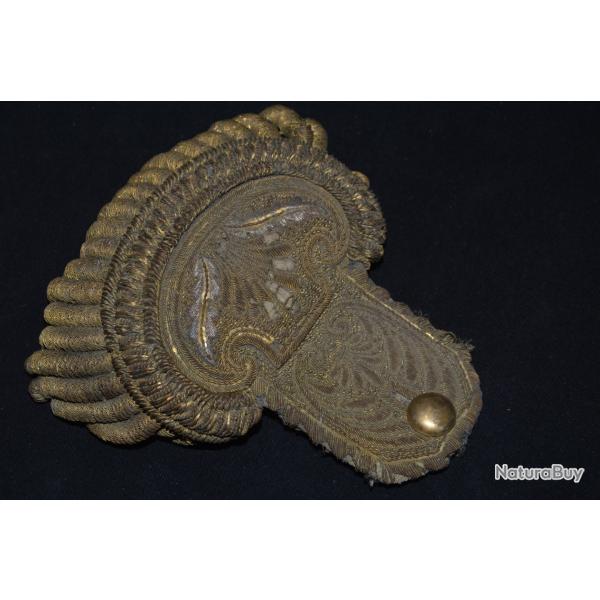 EPAULETTE D'OFFICIER SUPERIEUR-COLONEL-EPOQUE CONSULAT/ PREMIER EMPIRE-NAPOLEON 1�