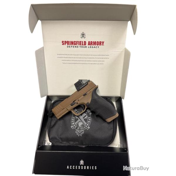 Pistolet SPRINGFIELD ARMORY HELLCAT PRO OSP TB FDE 4,4'' + holosun EPS CARRY