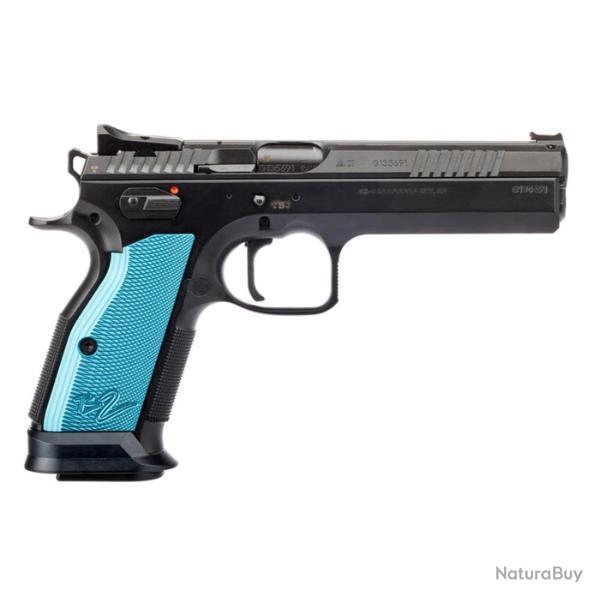 PISTOLET CZ TACTICAL SPORT TS 2 ENTRY ALU BLEU CAL : 9X19