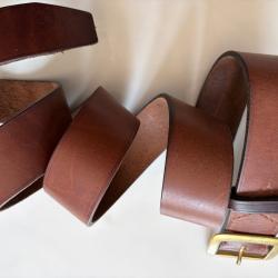 Ceinture en cuir 137 cm