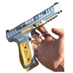 PISTOLET CANIK SFX RIVAL S CHROME CALIBRE 9X19 GOLD