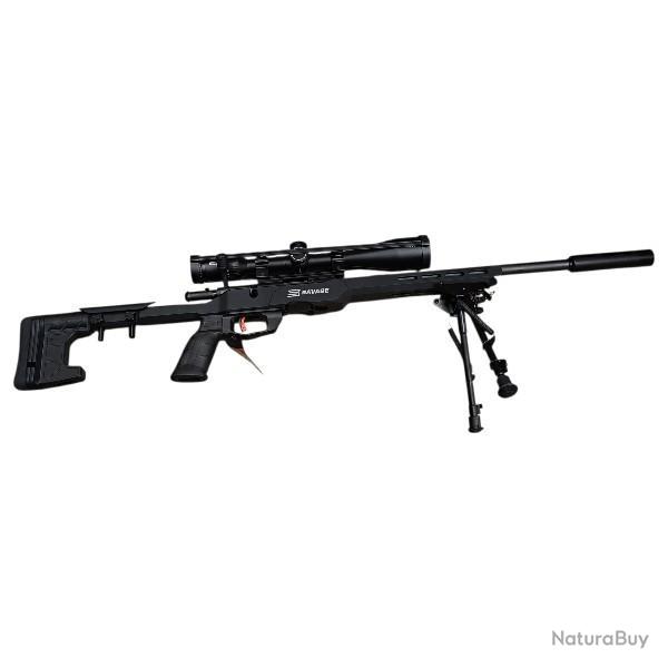 PACK CARABINE SAVAGE MOD : B22 PRECISION CAL: 22 LR EQUIPEE MDT