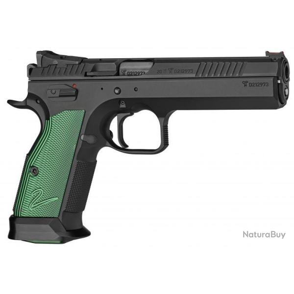 PISTOLET CZ TS2 RACING GREEN CAL : 9X19