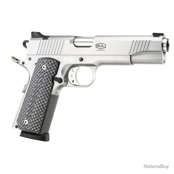 PISTOLET BUL 1911 GOVERNMENT Cal 45 acp SPECIAL TAR inox