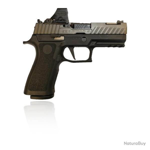 PISTOLET SIG SAUER P320 X-CARRY (ZEV) 9 X 19 + POINT ROUGE 508T OCCASION