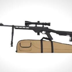 Pack carabine CITADEL trakr sniper cal.22lr + 3-9X40 + fourreau + silencieux + bipied