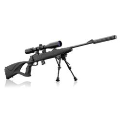 PACK SNIPER CARABINE BO MANUFACTURE CAL 22LR + LUNETTE RTI 2.5-10x42 LASER + FOURREAU+SILENCIEUX
