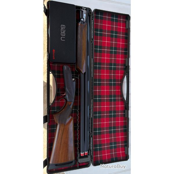 Fusil ball-trap Benelli 828U gaucher calibre 12/76 tr�s peu servi. Achet� en juin 2025.