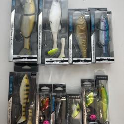 op&eacute; ! Lot de 10 leurres Shimano 6