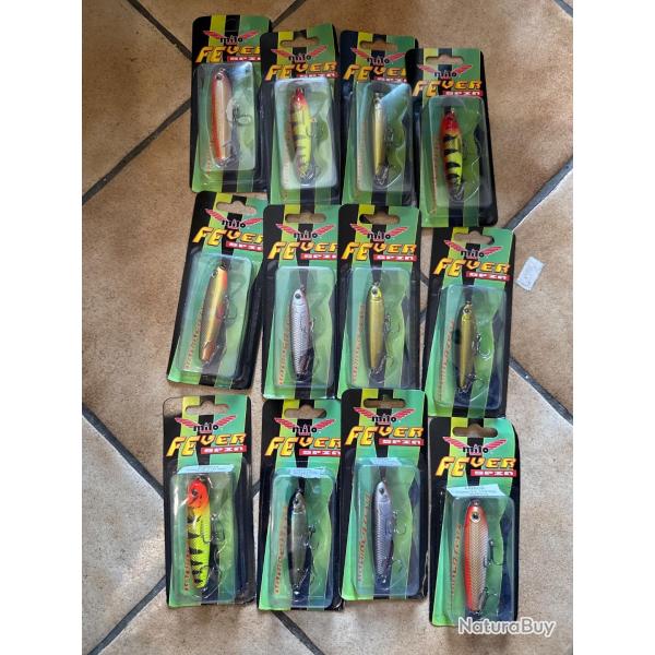 op� ! Lot de 12 leurres durs Milo lot 2