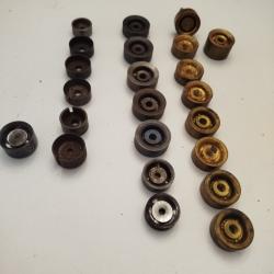 lissoirs cal 16 + r&eacute;cepteur de douilles +1 lissoir de 12