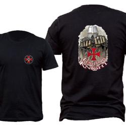 Tshirt Templier Barbaric Coloris Noir