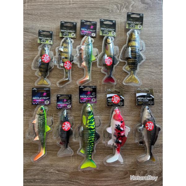 op� ! Lot de 10 leurres Fox rage Replicant lot 3