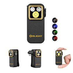 Olight Oclip Pro S Lampe gilet tactique 600 lm avec lumi&egrave;res RVB et UV