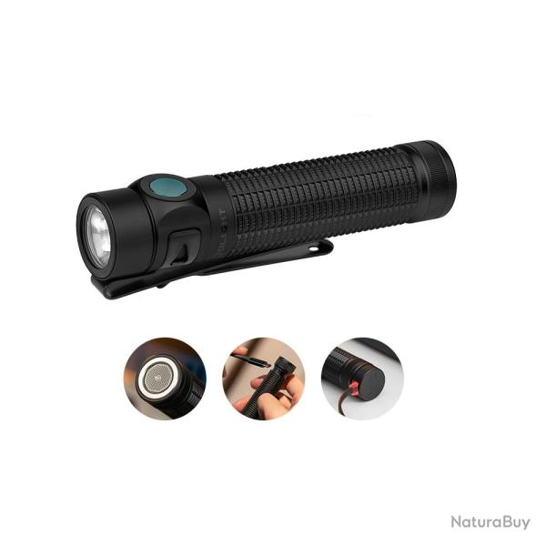 Olight Baton 4 Pro Lampe Torche Puissante Stroboscopique 1600lm USB-C